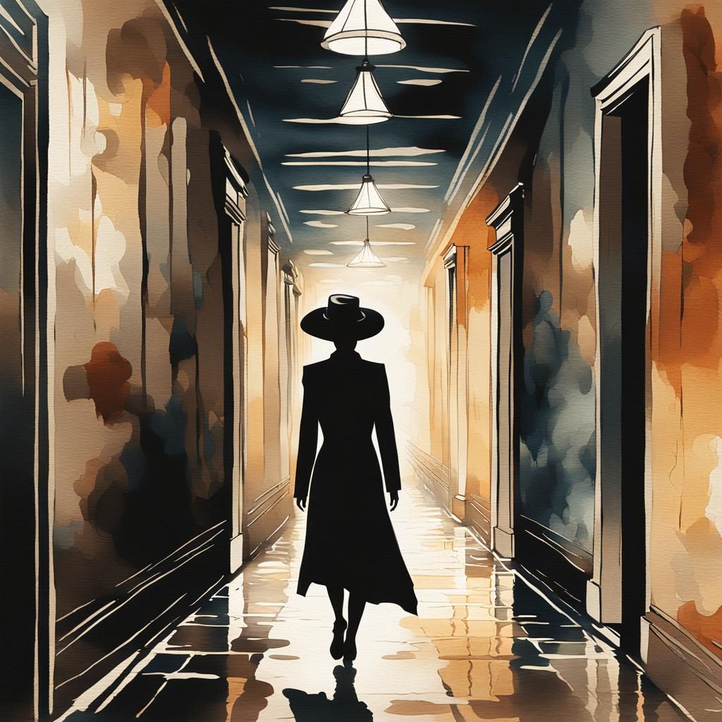 walking away from the crime