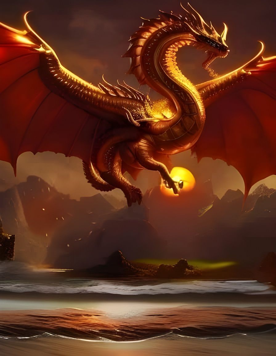 Flock of Birds: Dark Fantasy Concept Art