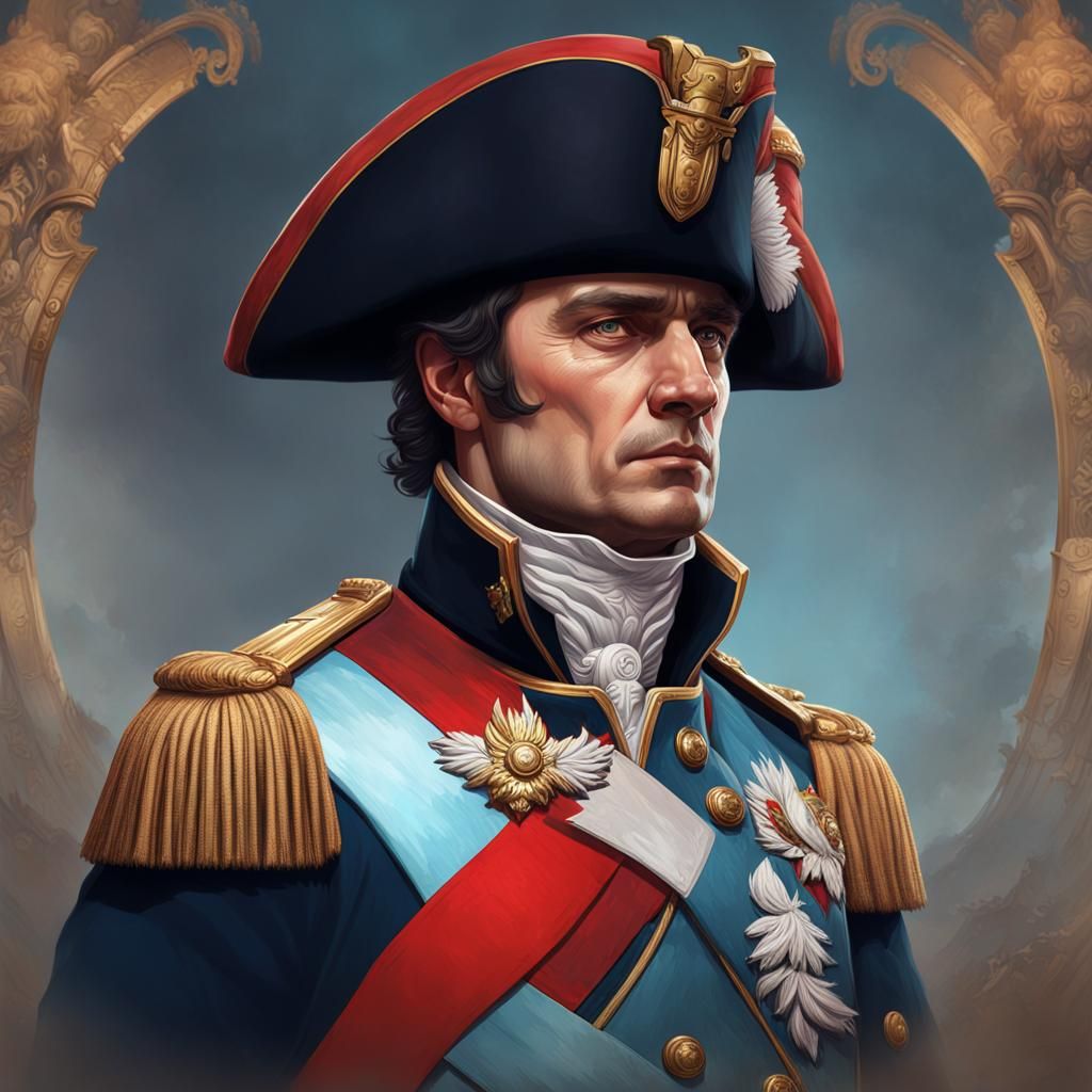 Napoleon Portrait in Artstation Style