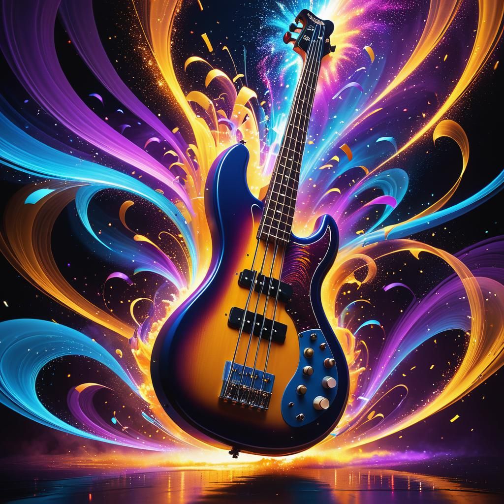 Dynamic Expressionist Image of Sound Waves