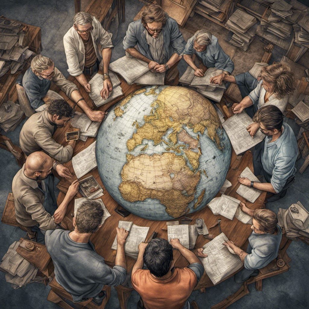 Global Unity: Animated Clip Art of Collaboration