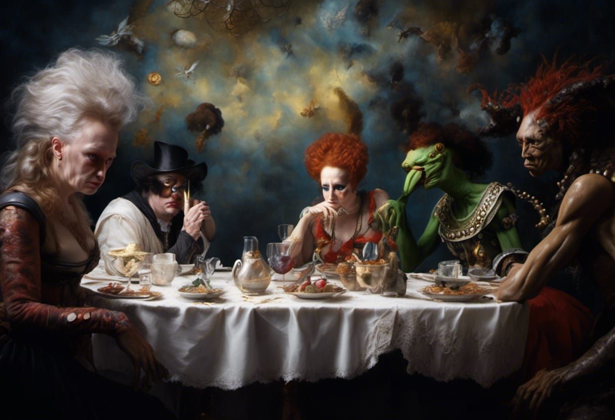 Beautiful Alien Couple in Love, Hyperrealistic Photography