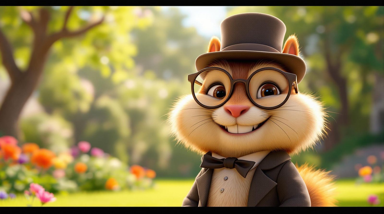 Teddy Chipmunk in Sunny Park