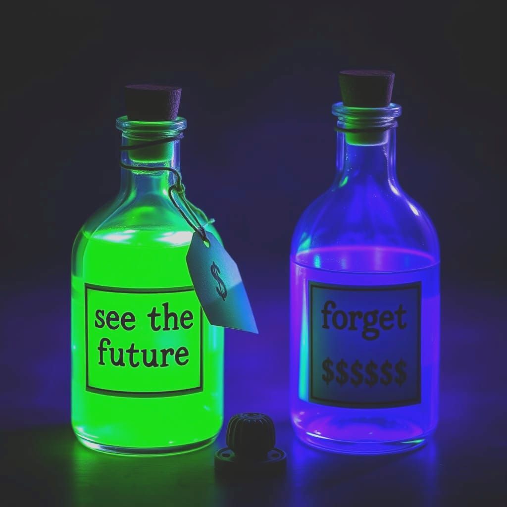 Magical Potions For Future Sight and Forgetfulness