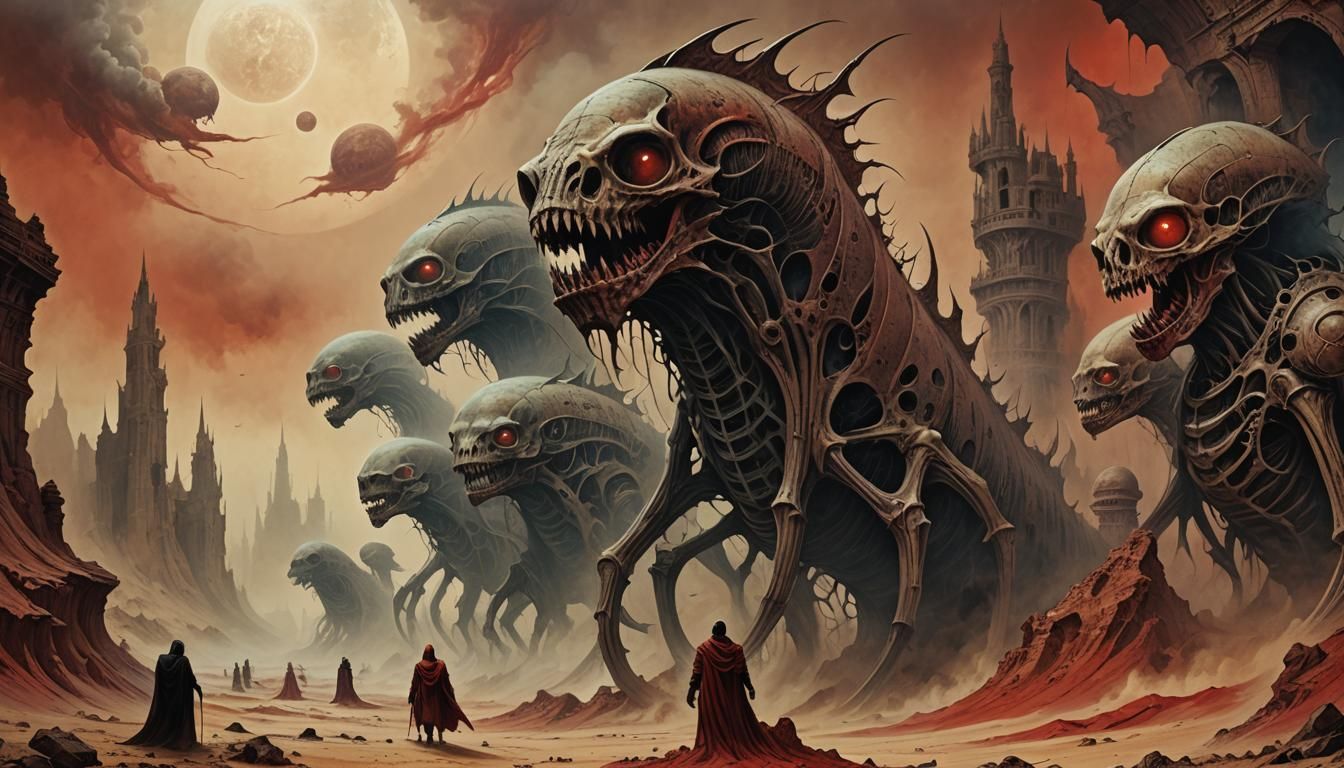 Retro Sci-Fi Comic Book Art in Vibrant Colors