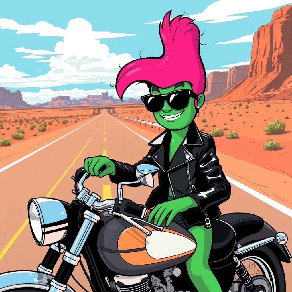 Gumby Rides Again: Pop Art Motorcycle Adventure