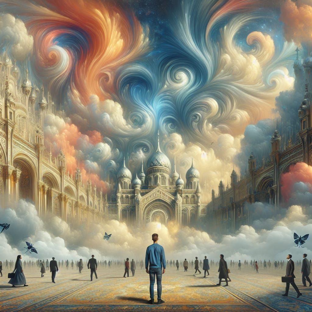 Surreal Palace Appears to Ordinary Person