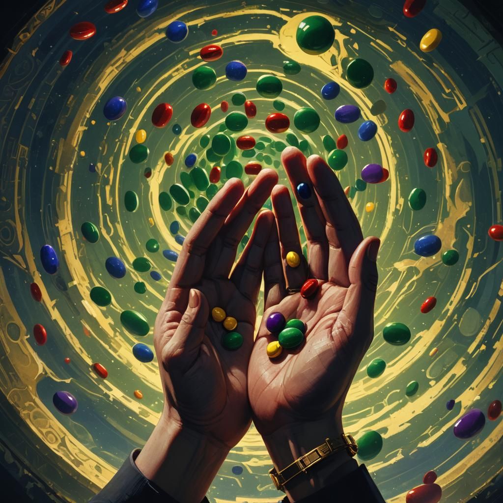 Pill Choice: Cinematic Concept Art in Fantasy Style