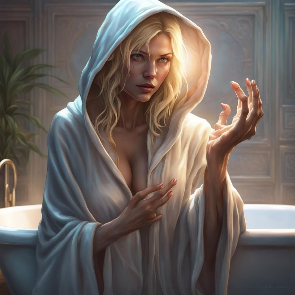 Alien Encounter: A Hyperdetailed Digital Art Portrait