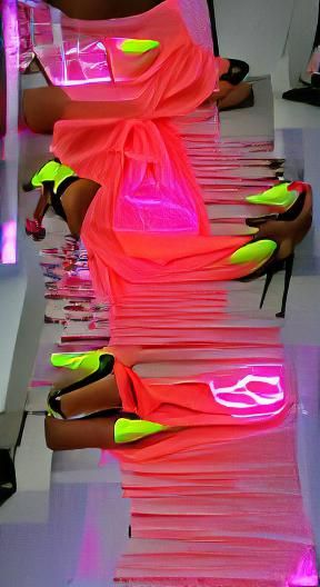 Neon Runway in Cyberpunk Style