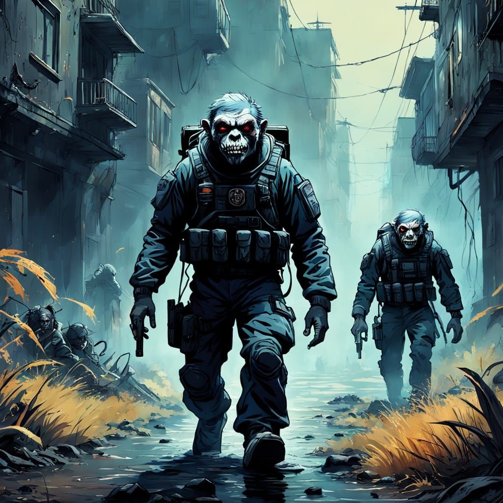 Elite Navy Seal Team Battles Grotesque Clown Zombies in Psyc...