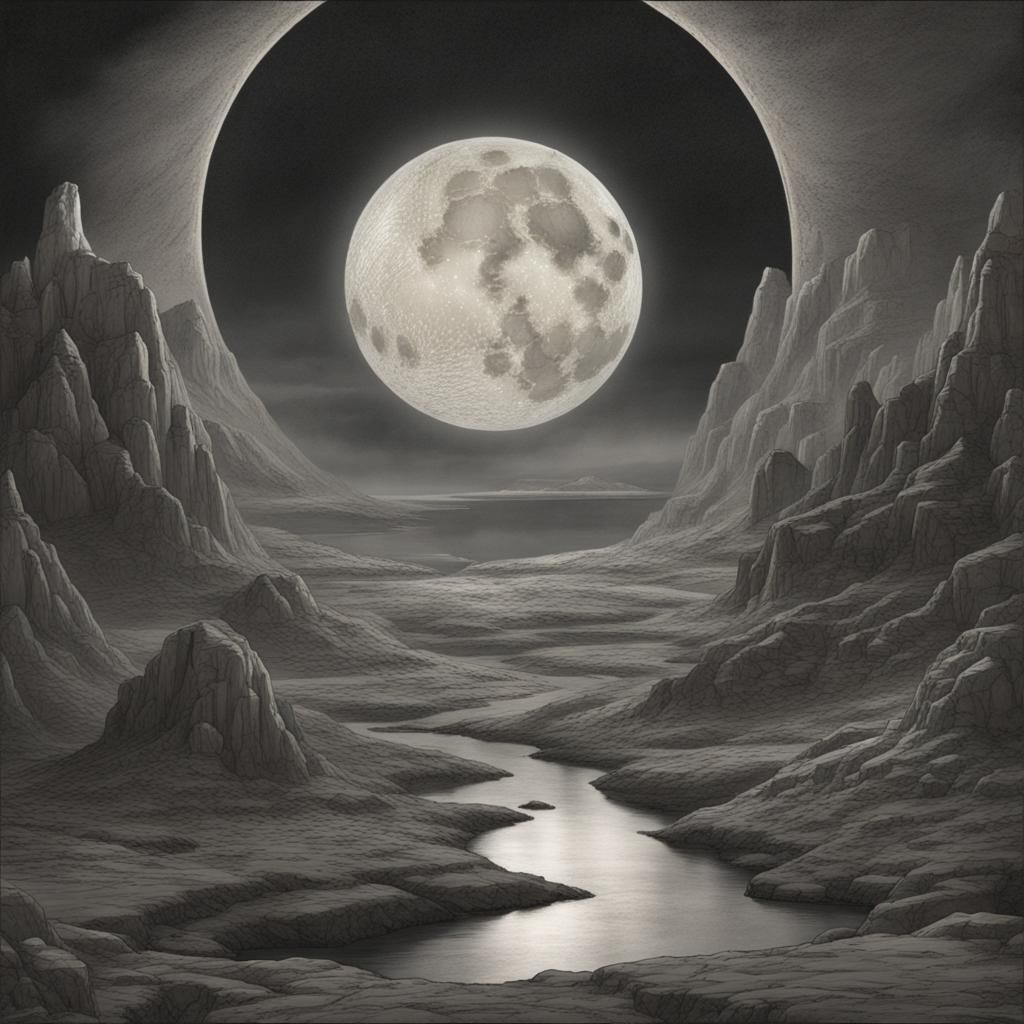 AI Visions of the Moon