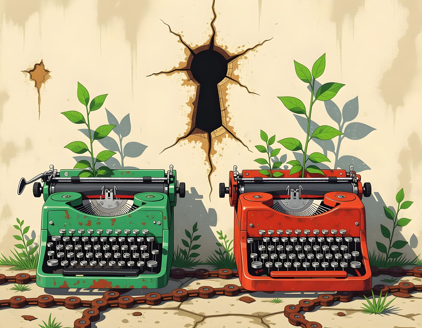 Unexpected Greenery: Nature's Resilience