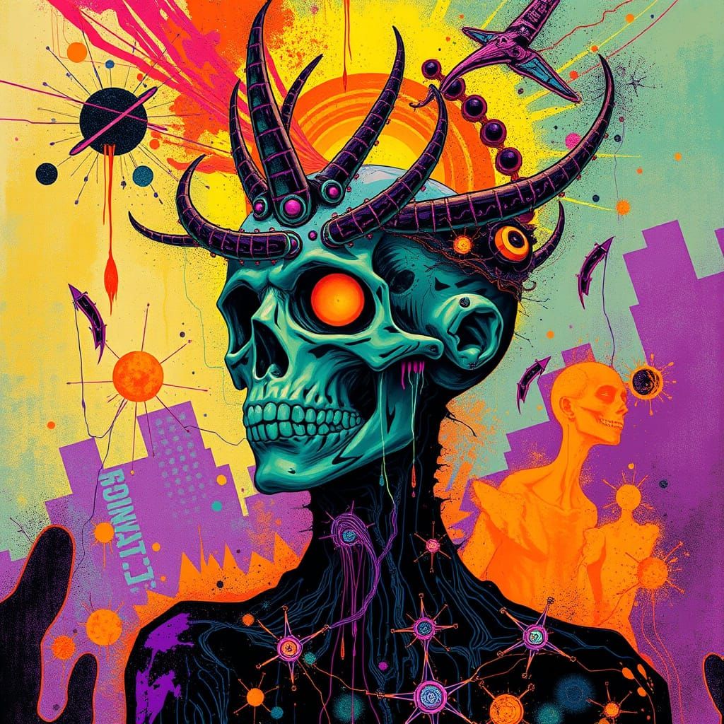 Punk Sideral Surrealism: Morte Lenta Living Legend