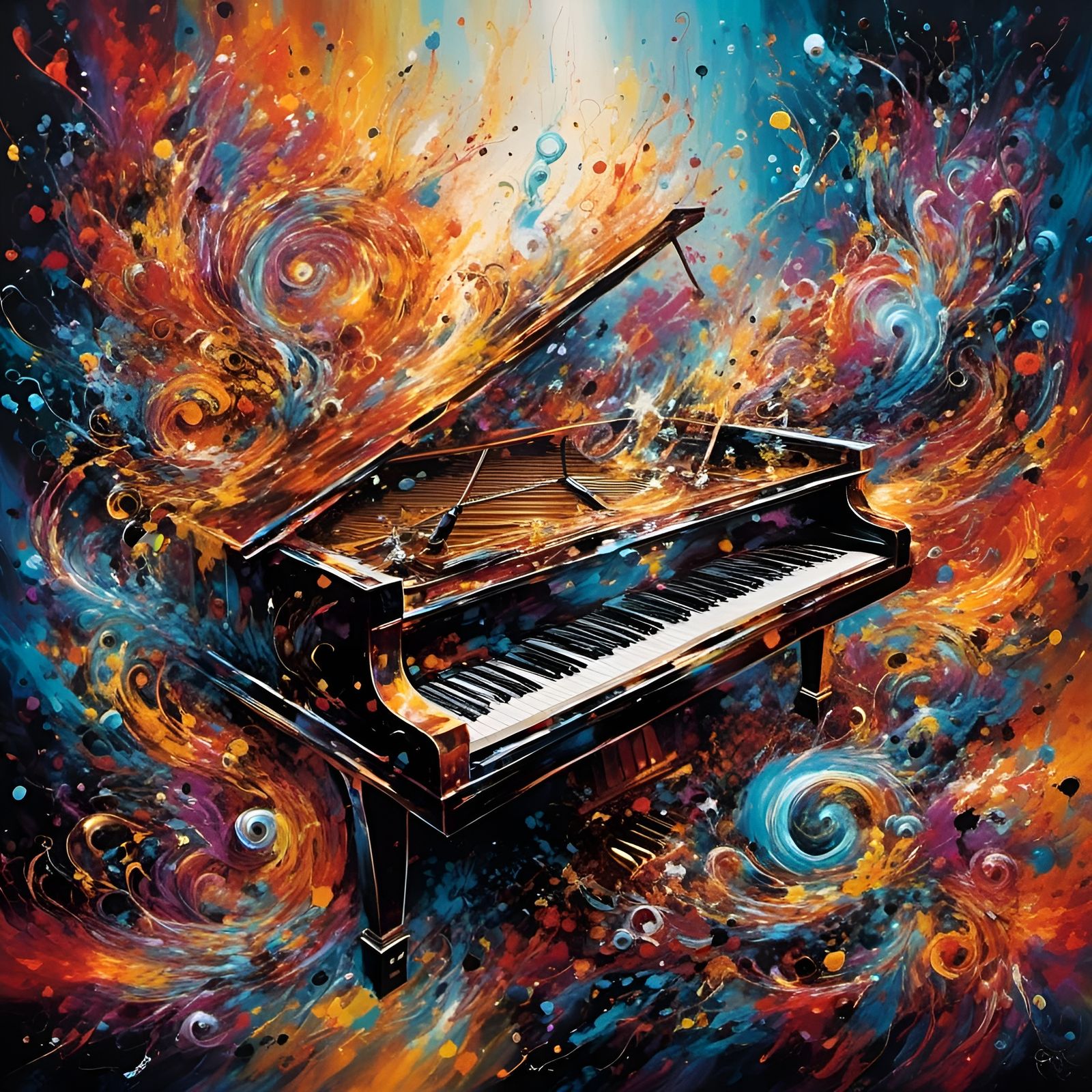 Graffiti Art: Jazz Instruments Morphing into Electronic Soun...
