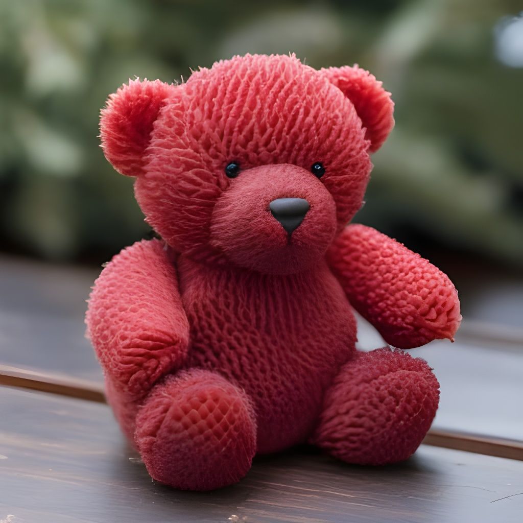 Cute Red Bear