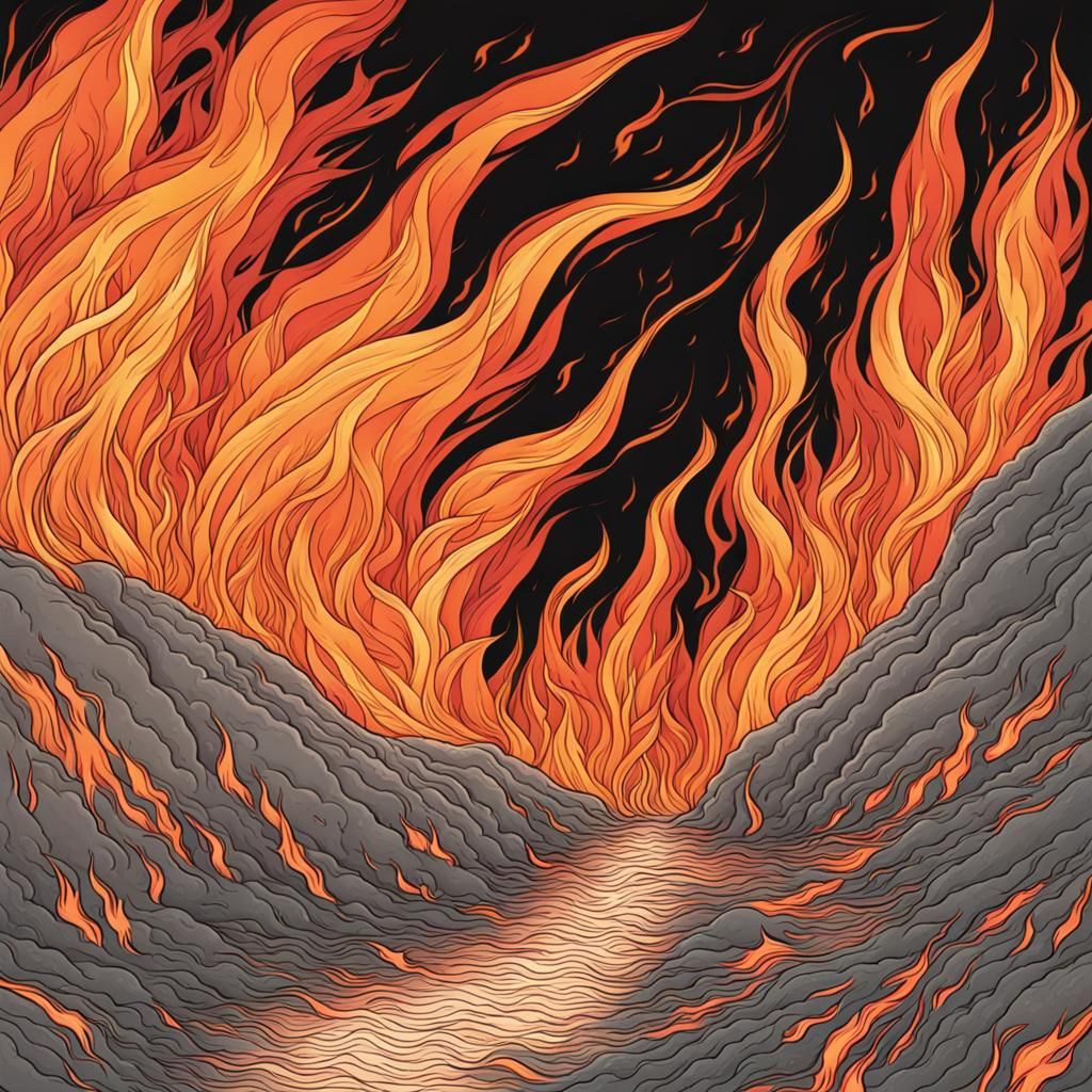 Through Fire and Flames: AI Interpretation