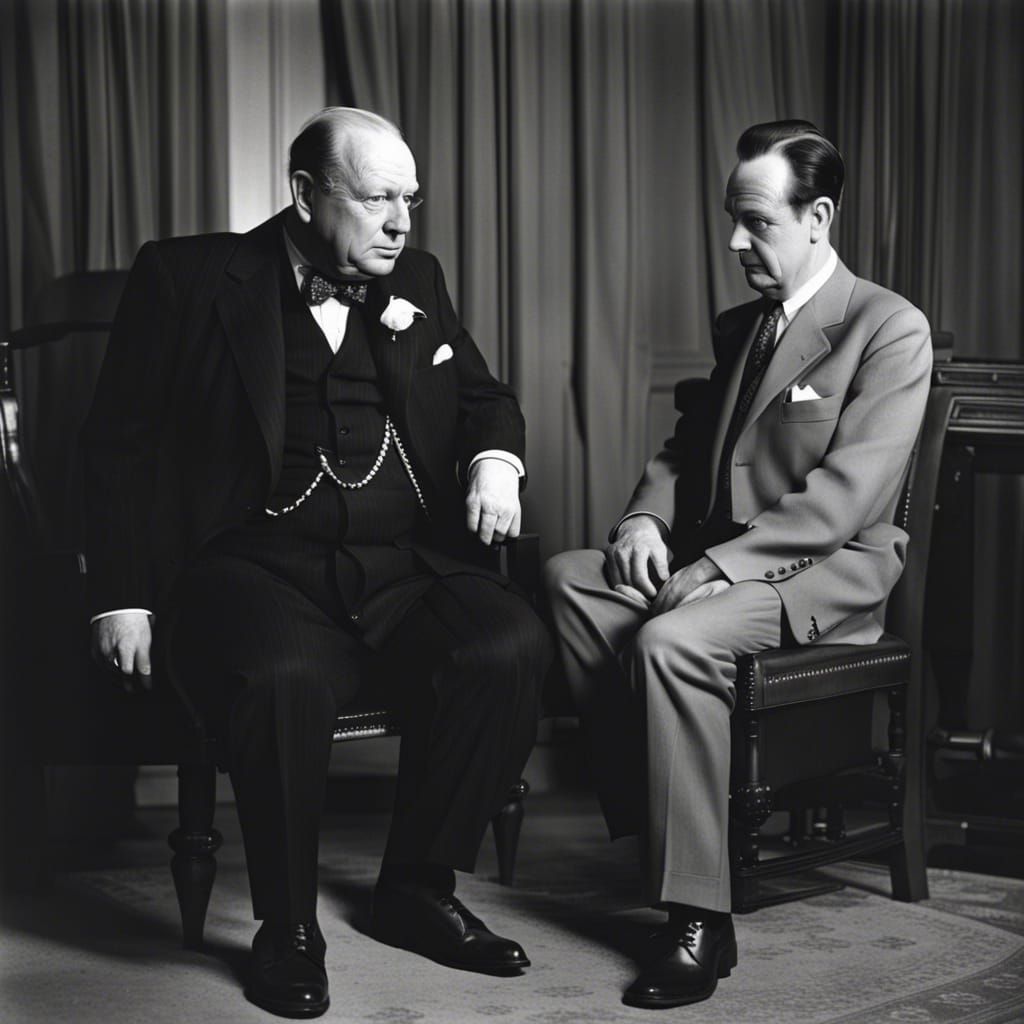 Winston Churchill Meets Maxwell Smart: An AI Mashup