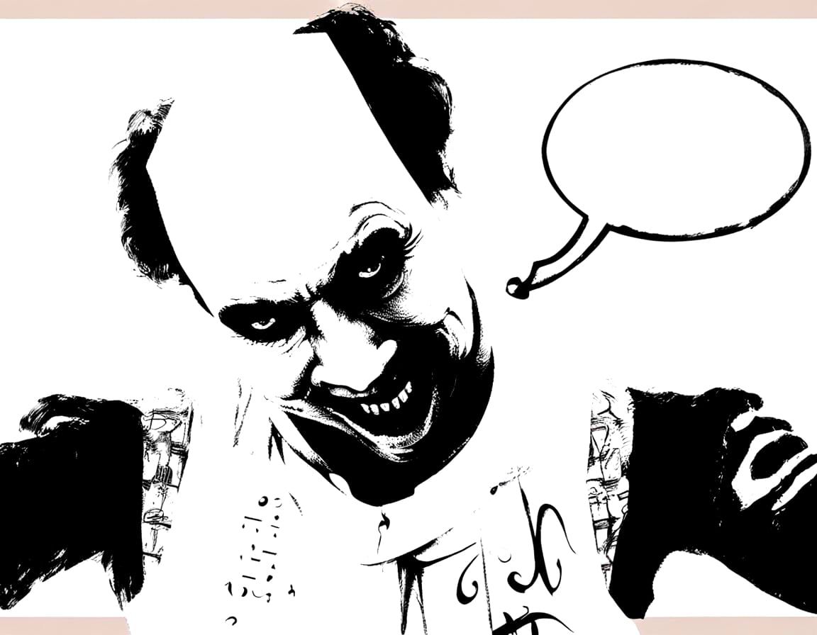 Killer Clown Sings Silent Song in Carbon Copy Style