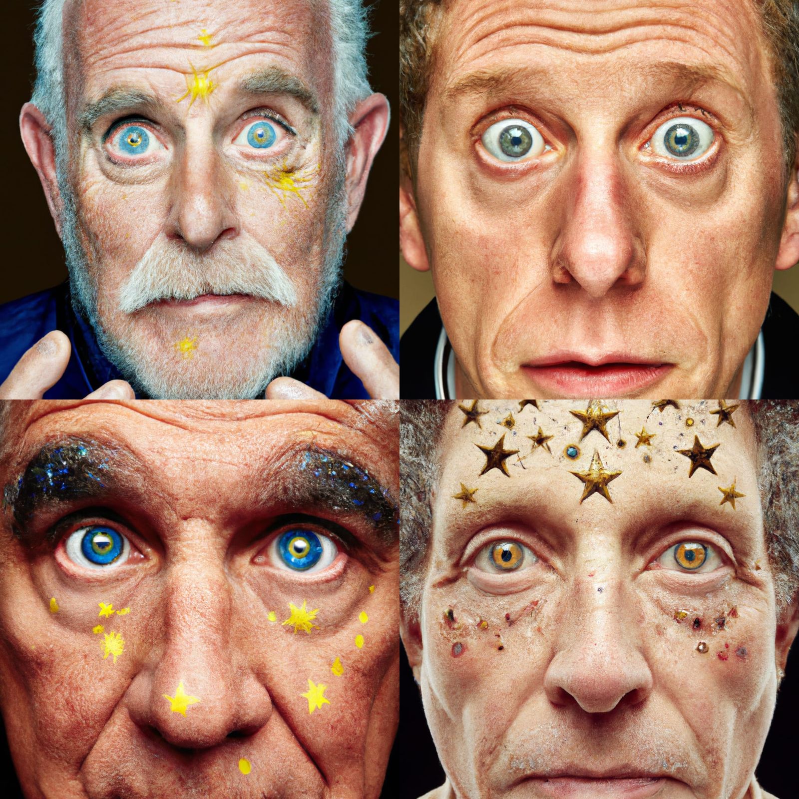 Intricate Portrait of a Magician with Hypnotic Eyes