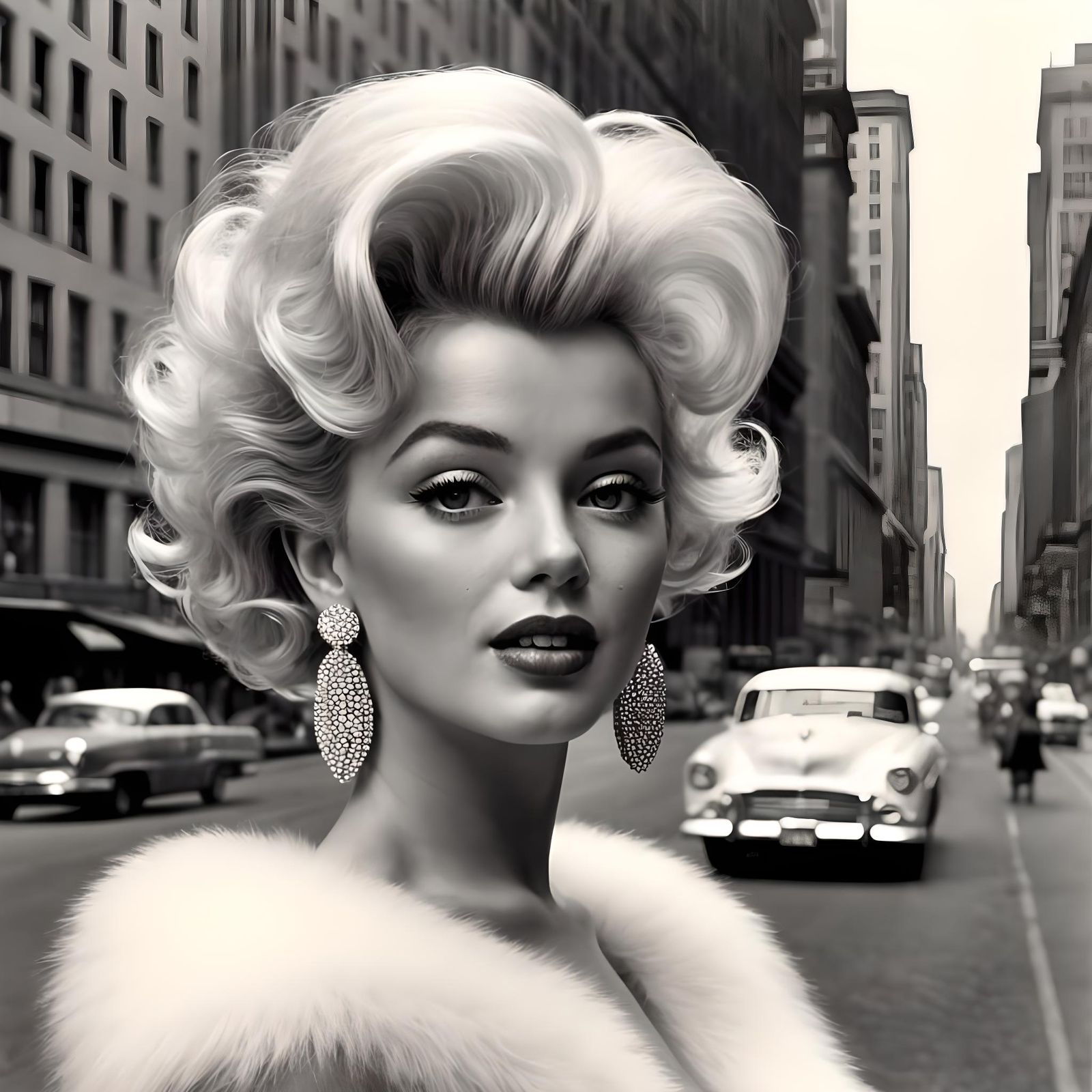 Marilyn Monroe in White Dress, 1955