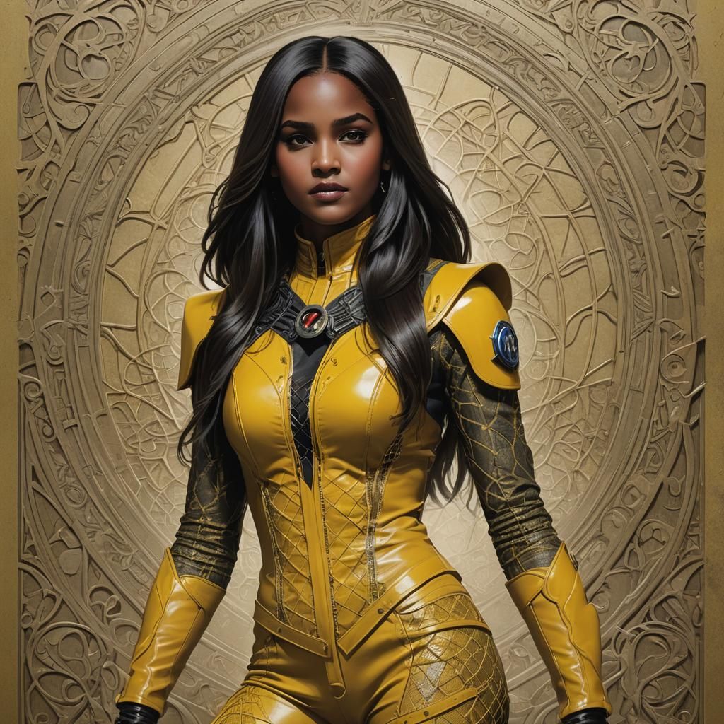 Leatherclad Magazine Cover: Gothic Villainess in Casablanca