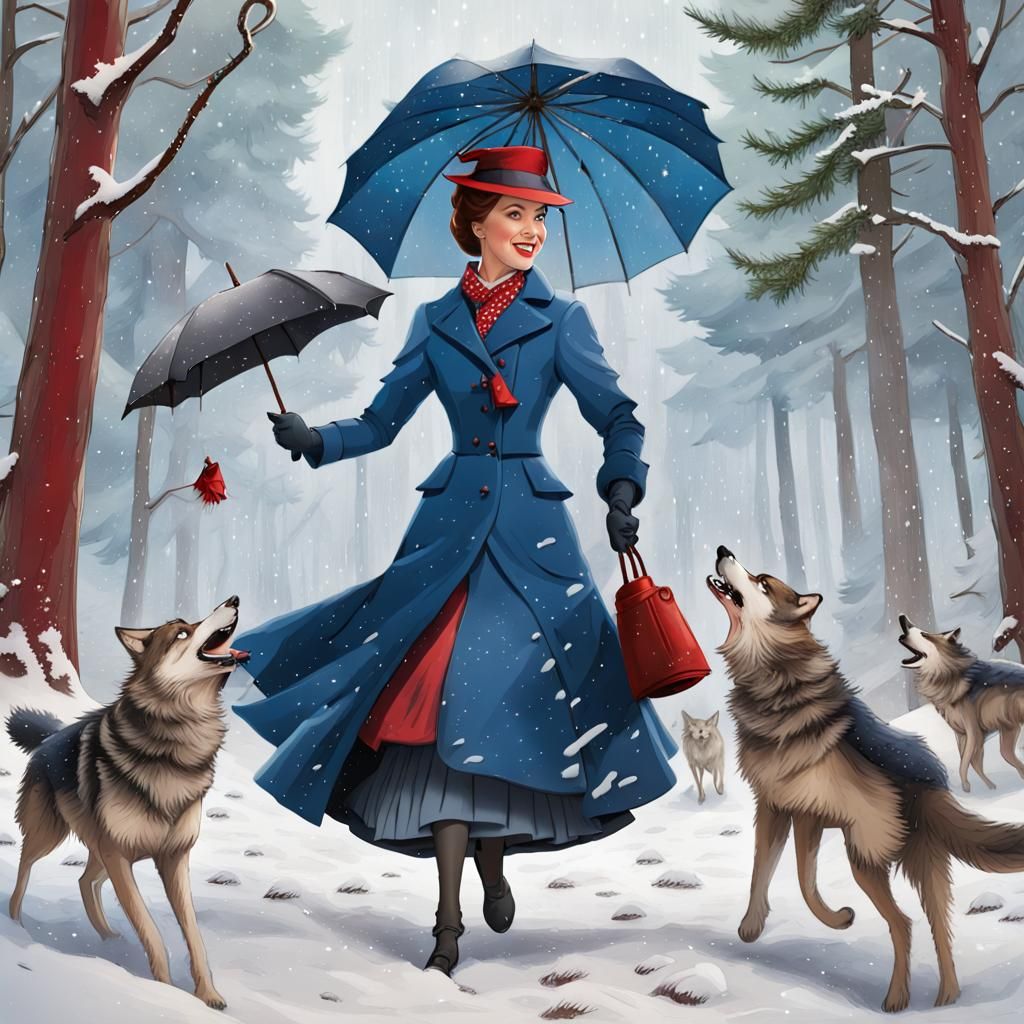 Mary Poppins with Wolves