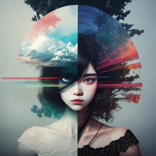 Double Exposure: Youth Meets Modern Art