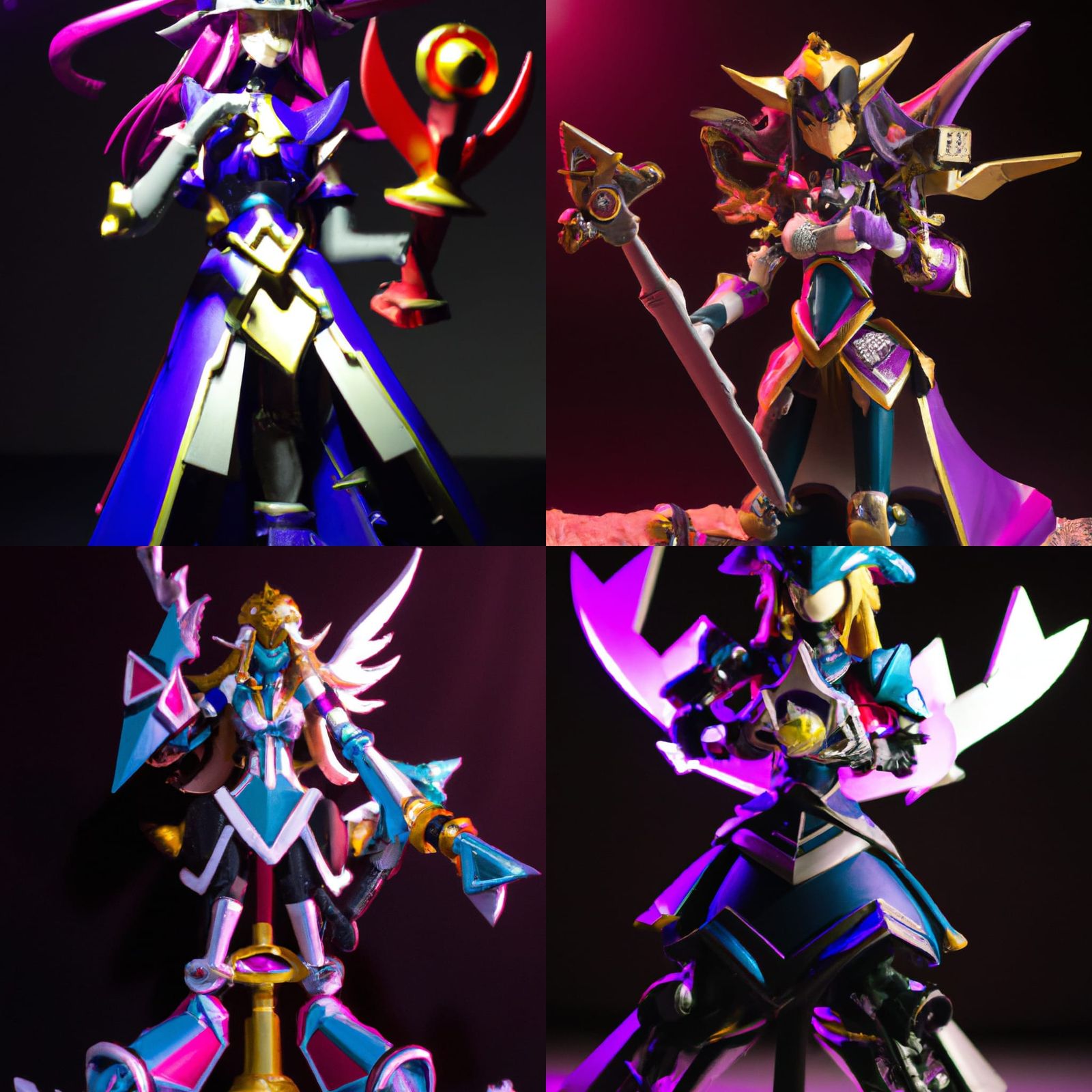 Dark Magician Girl Mecha Robot PVC Figurine