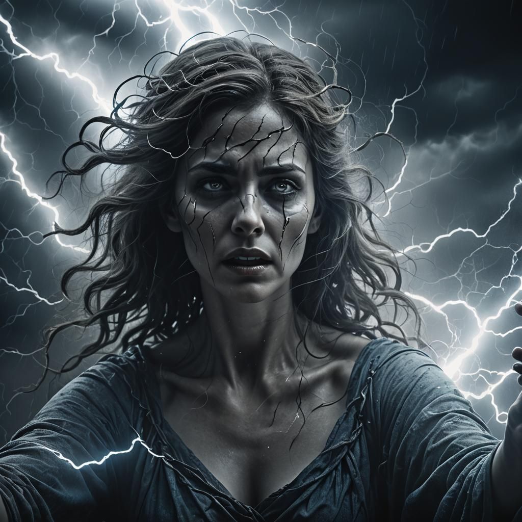 Ethereal Ghost Pulled into Dark Vortex