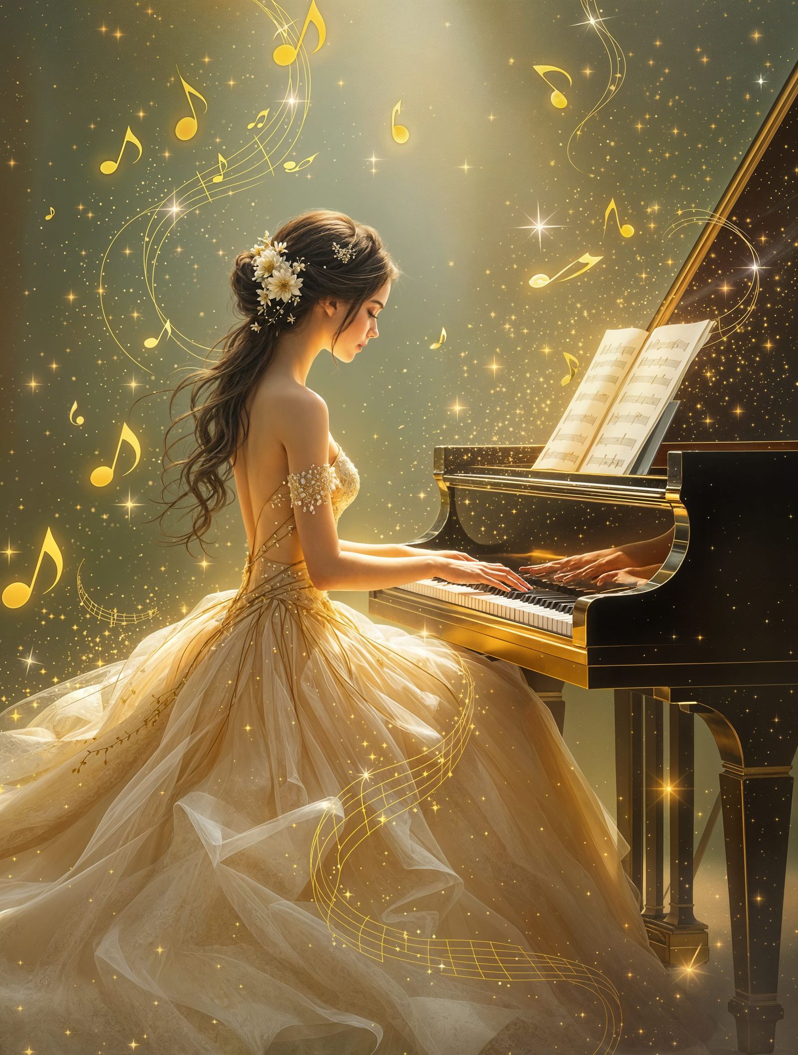 Ethereal Piano Concerto in Impressionistic Style
