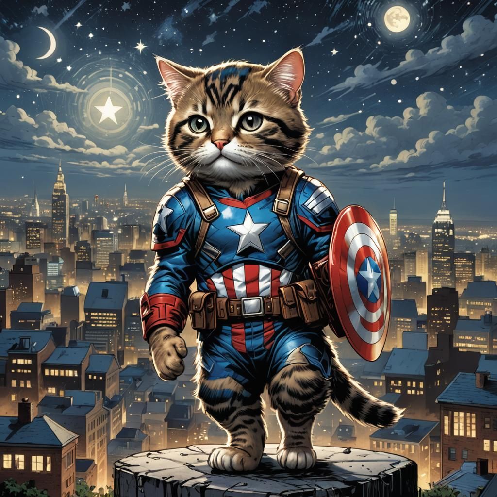 Captain Americat in Star-Spangled Comic Art