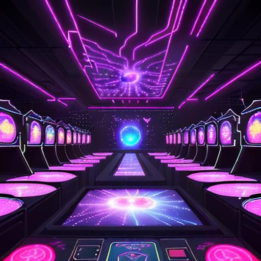 Surreal Arcade Melts into Dreamscape