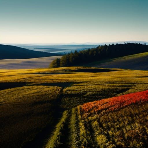 Ethereal Muted Landscape