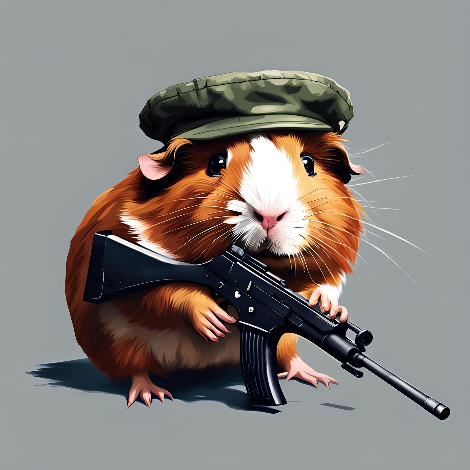 Gun-Headed Guinea Pig: An AI-Generated Oddity