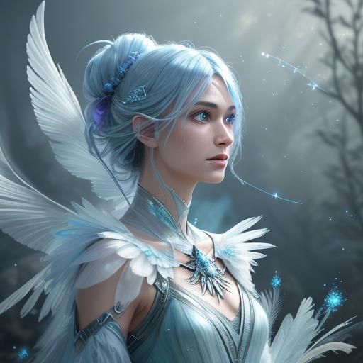 Spectral Arrow Creature in Ethereal Fantasy Art