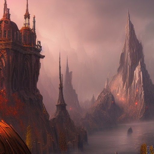 Detailed 9/11 Fantasy Concept Art in 8K