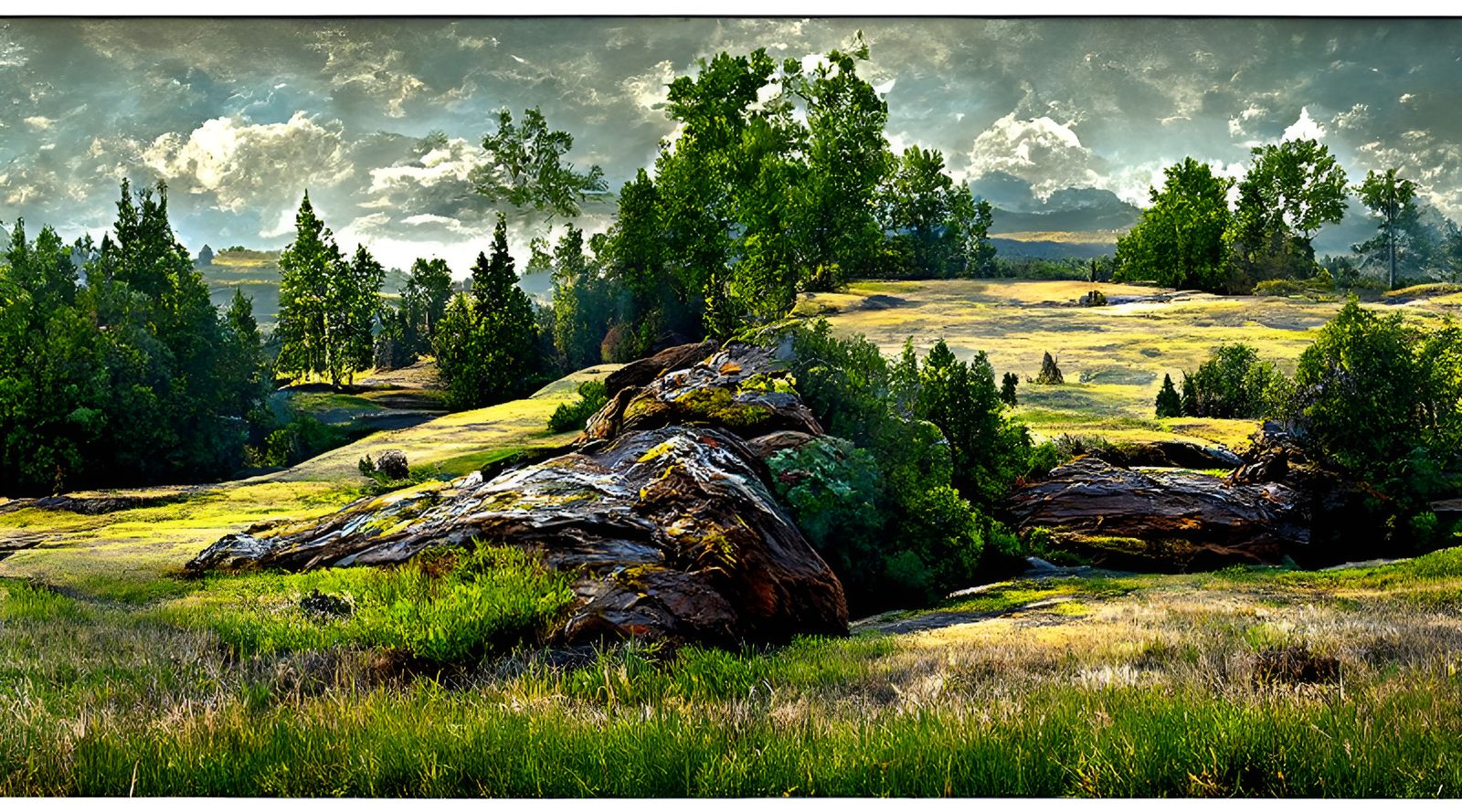 Detailed Landscape Vista Photography in 16K Resolution