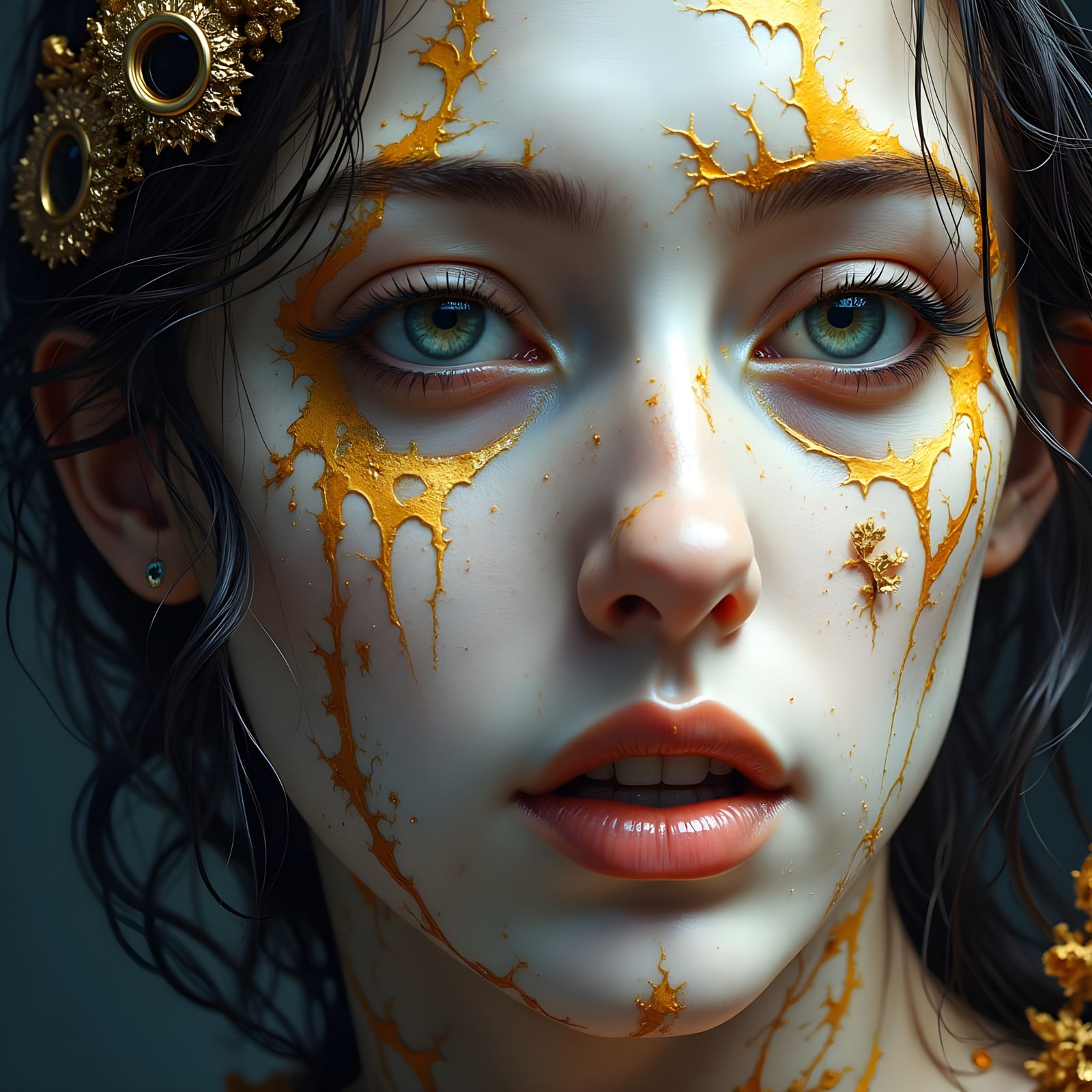 Emotional Landscape in Hyperkraximalismus Style