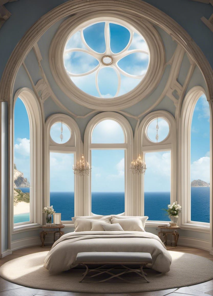 Dream bedroom, spacious with a great view