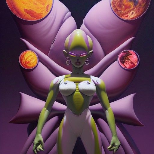 Frieza Tiger Fusion in Photorealistic 3D