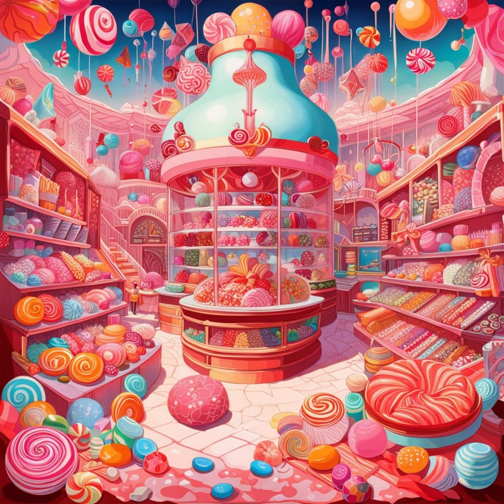 Fancy candy shop