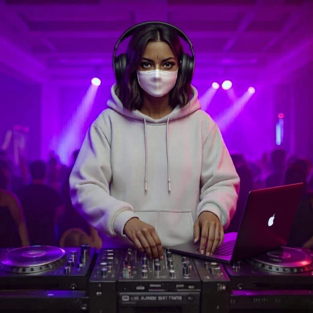 Spy with Black Attire and Mystical Green Aura