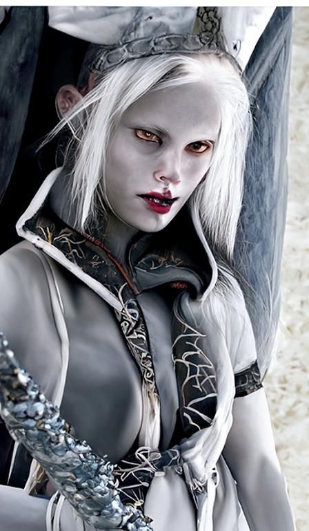 Sinister Elf Portrait in Photorealistic Style