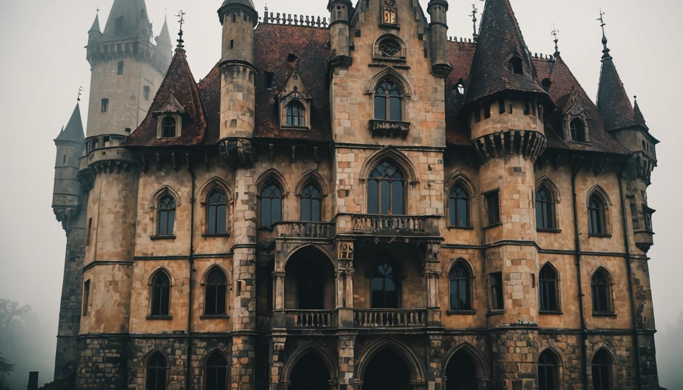 Majestic Gothic Castle in Transylvania