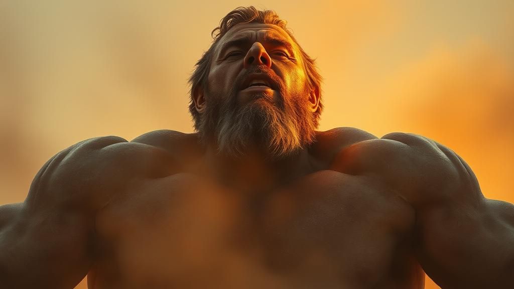 And God formed great man out of the ground, and breathed int...