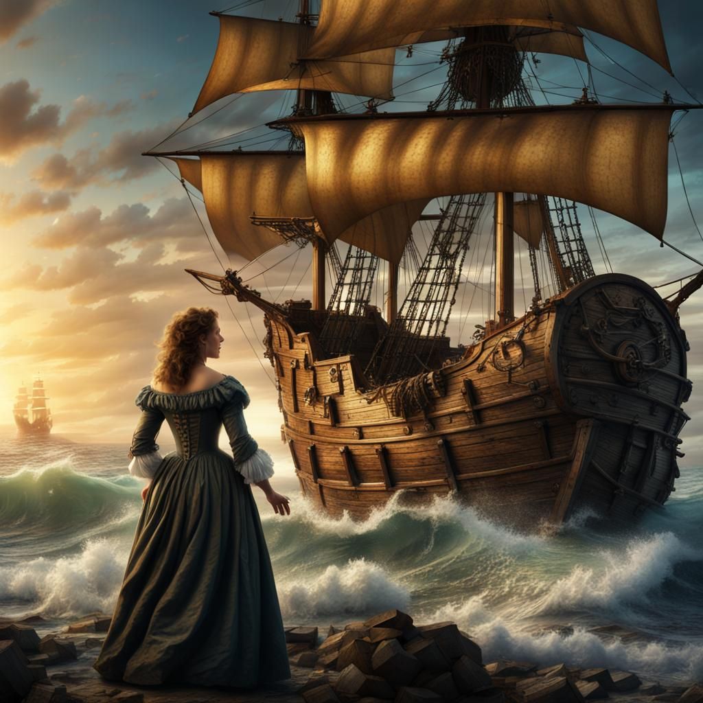 Woman Finds Treasure After Pirate Ship Wreck