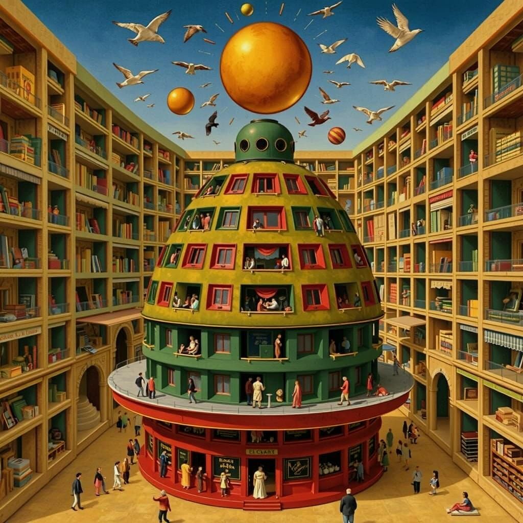 AI Interpretation of Codex Seraphinianus Style