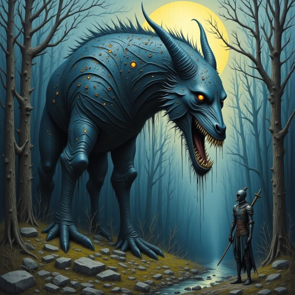 Ethereal Dance of Shadows in a Whirling Gust