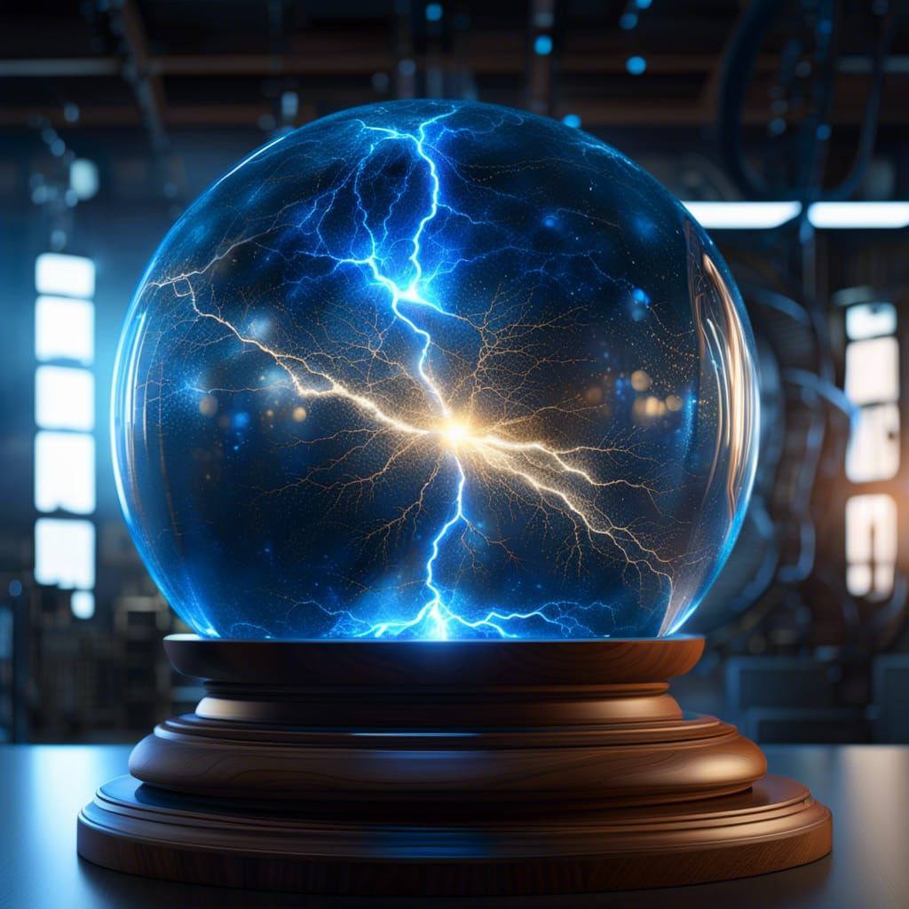 Luminous Sphere Filled with Electrical Energy